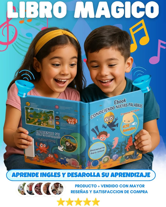 LIBRO MAGICO INTERACTIVO PARA NIÑOS MAGICBOOK ™